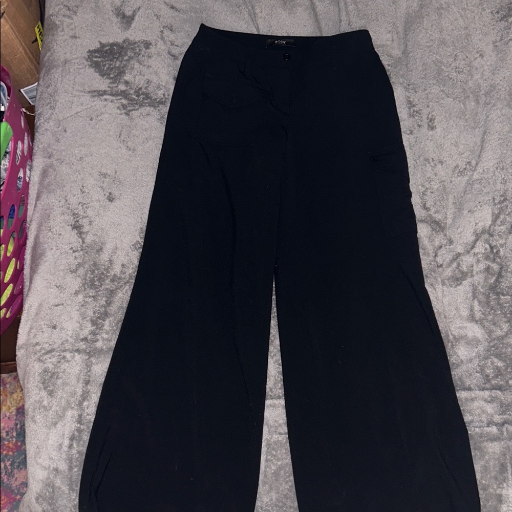 Victoria's Secret Black Trousers with Button Detail